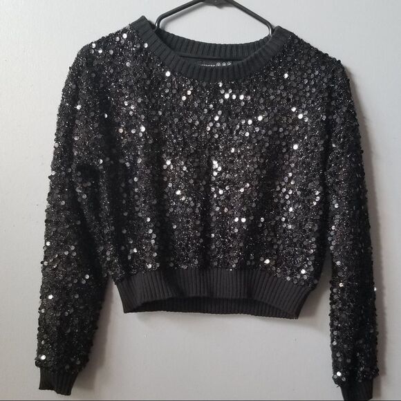 Sweaters - 🖤 Sequin  Black Sweater🖤✨